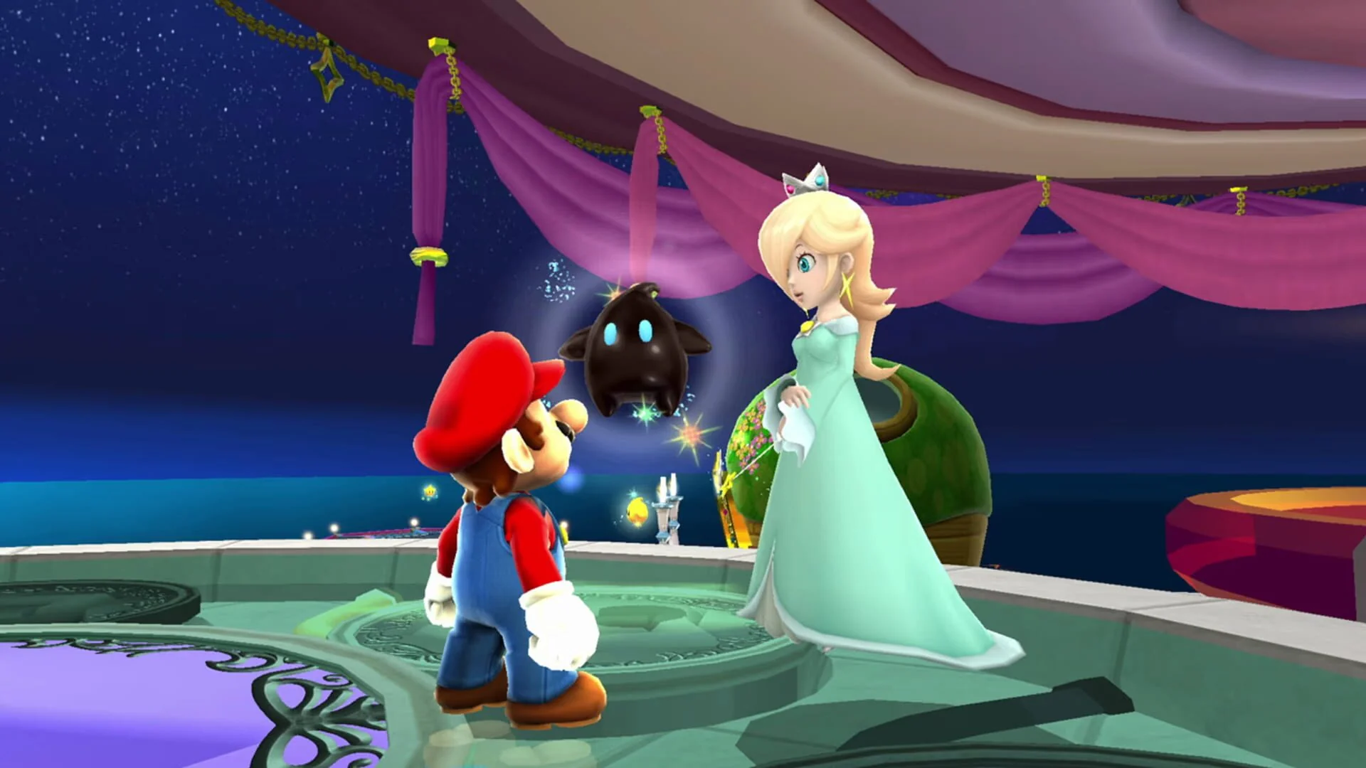 Screenshot from Super Mario Galaxy
